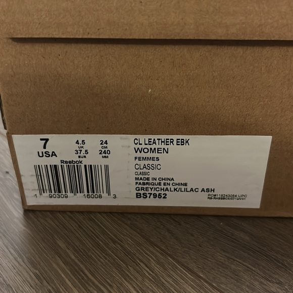 Reebok - Classic - Grey/Chalk/Lilac Ash - Picture 3 of 4